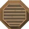 Ekena Millwork Octagonal Gable Vent Functional, Western Red Cedar Gable Vent w/1" x 4" Flat Trim Frame, 24"W x 24"H GVWOC24X2401RFUWR - alternate 4